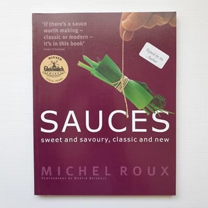 SIGNED Michel Roux Sauces paperback cookbook - Picture 1 of 19