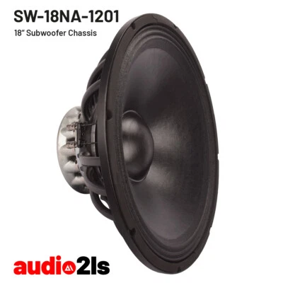 Stagetone SW-18NA-1201 Massiver 18" Neodym Subwoofer, 4" Schwingspule, 1200WAES
