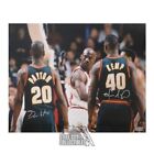 Shawn Kemp and Gary Payton Autographed Seattle 16x20 Basketball Photo - BAS