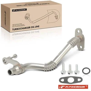 A-Premium Left Turbocharger Oil Return Tube for BMW X5 550i GT xDrive 750i 750Li - Foto 1 di 10