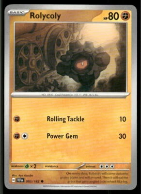 SV05: Temporal Forces #093/162 Rolycoly - Image 1 of 2