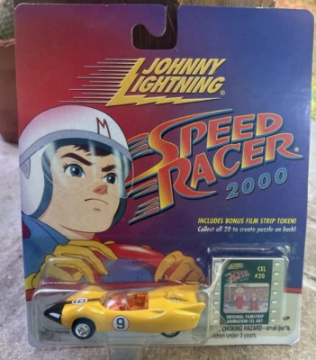 Johnny Lightning Speed Racer 2000 RACER X 9 Stock Car Die-Cast con tira de película Celda Foto 1 de 3