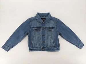 The Children's Place Unisex Toddler Blue Jean Jacket 100% Cotton Size XS 4 - Picture 1 of 9