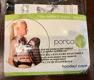 PORTA MEe HOODED CAPE TO ACCOMPANY THE PORTAMEE BABY CARRIER FOR 5-18 MONTHS - Picture 1 of 1