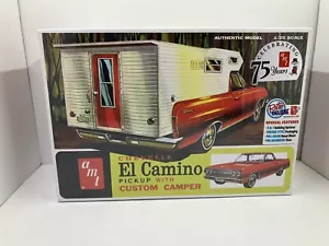 AMT 1965 Chevy Chevelle El Camino mit Custom Camper 1:25 Modellauto Bausatz 1364 - Bild 1 von 6
