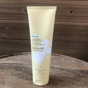 Beekman 1802 Cleanse Oil Eliminating Foaming Gel Cleanser Goat Milk 4 oz NEW - Picture 1 of 6