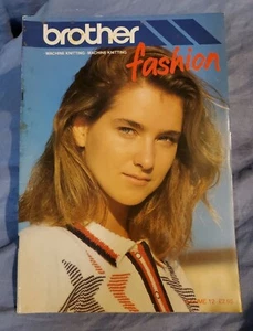 brother FASHION Machine Knitting Magazine VOLUME 12 Hood Used Condition! - Picture 1 of 6
