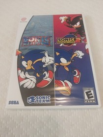 Sega Dreamcast Sonic Adventures 1 & 2 Combo Pack Plz Read Description