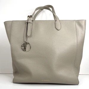 Versace Collection Leather XL Tote Bag Beige Italy Gianni Versace Numbered - Picture 1 of 10