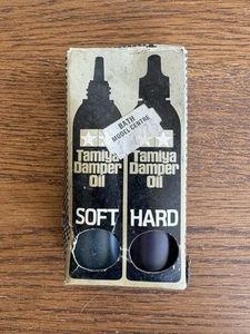 tamiya damper oil Soft hard 20cc vintage RC car buggy shock part used pack - Picture 1 of 5