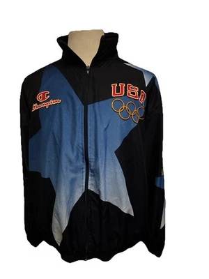 VTG Champion 1996 Atlanta Olympics USA Team Windbreaker XXL NEW With Tags NWT - Image 1 of 4