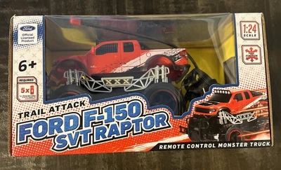 NUEVO - Monster Truck Ford F-150 SVT Raptor RC Radio Control - Rojo - ¡Envío rápido! Foto 1 de 4