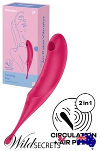 NEW Satisfyer Twirling Pro Hybrid Air Pulse Vibrator, Sex Toy, Wild Secrets - Picture 1 of 7