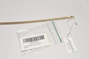 Miabella 925 - 18K vergoldet Sterlingsilber italienisches Mesh Gliederarmband - Bild 1 von 9