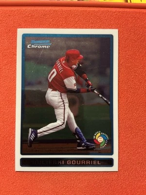 Tarjeta de novato Yulieski Gourriel 2009 Bowman Chrome WBC CUBA 🔥🔥🔥🔥🔥 Foto 1 de 2