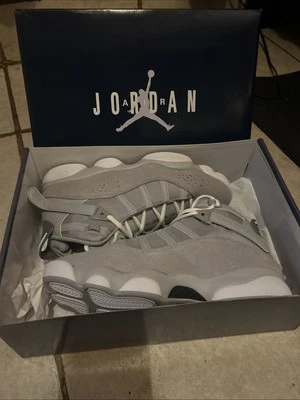 Nike Air Jordan 6 Rings Wolf Grey 322992-009 Mens Basketball Shoes Size 10.5 - Image 1 of 4