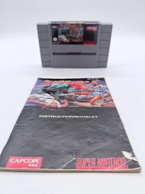 Street Fighter II (Super Nintendo, SNES, 1991) W/ Manual- TESTED & WORKS - Image 1 of 4