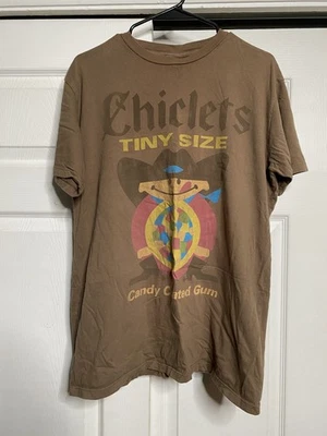 Camiseta Chiclets Comida Chatarra Estilo Vintage Marrón Gráfico Grande Vaquero Foto 1 de 4