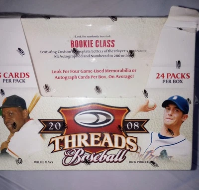 2008 Donruss Threads Baseball Sealed Hobby Box - Image 1 of 4