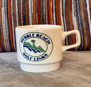 Vintage Pebble Beach Golf Links Mug Cup - Picture 1 of 7
