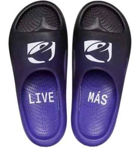 Limited Edition TACO BELL X CROCS Live Mas Melloslide Gr. M 7 W 9 Ultraviolet - Bild 1 von 4