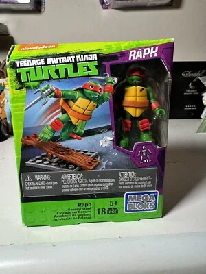 Juego de juguete de acrobacias Teenange Mutant Ninja Turtles Mega Bloks Raph Seesaw - Nuevo Foto 1 de 4