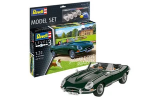 Modellino auto kit di montaggio JAGUAR E-TYPE ROADSTER MODEL KIT scala 1:24 - Foto 1 di 1