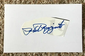 Phil Rizzuto signed cut - Yankees debut 1941 - Picture 1 of 1