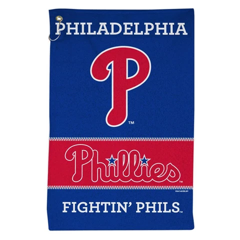 New MLB Philadelphia Phillies  16 X 25 Tailgate Golf &  Work Out  Sport Towel Cover