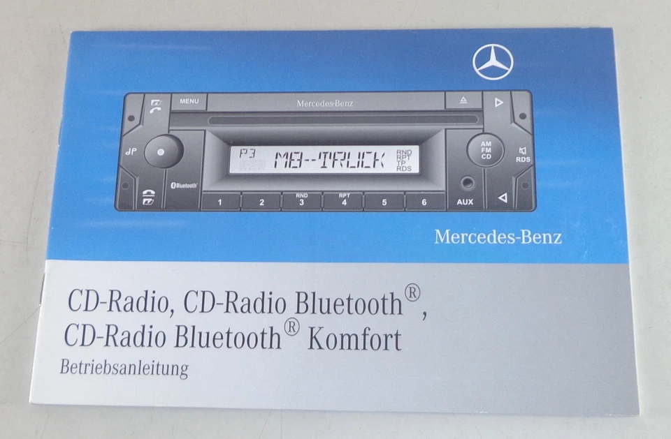 Istruzioni D'Uso Mercedes Benz CD Radio/Bluetooth/Bluetooth Comfort 3/2008 - Immagine 1 di 1