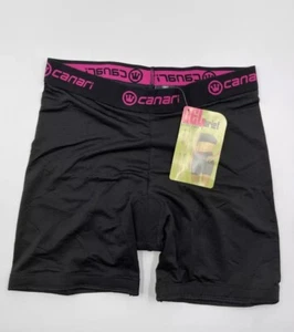 Women’s CANARI Cyclewear Gel Padded Cycling Liner Brief Black Shorts Size Medium - Picture 1 of 10