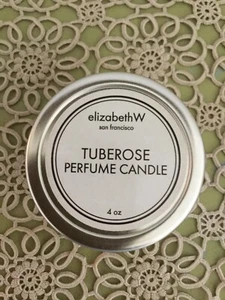 Elizabeth W Tuberose Parfümkerze 4 Oz. Dose in Reisegröße. Neue Rarität - Bild 1 von 4