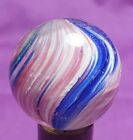 Gorgeous Large Multi Color Twisty Onionskin German Marbles .79" NM Small Mica 