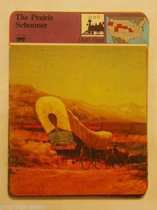 Story of America ~ THE PRAIRIE SCHOONER ~ Photo card 02.10 home school aid - Picture 1 of 1