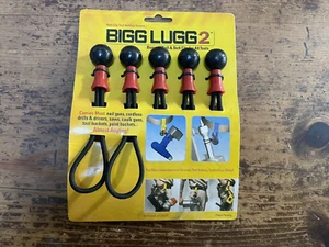 Bigg Lugg 2 Bungee-Ball & Belt Clip for Tools, 5 in Package, NOS - Picture 1 of 2