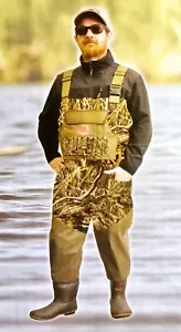 Waterfowl Wading Systems Mossy Oak Shadow Grass Habitat Camo Bootfoot Wader - 7 - Picture 1 of 7