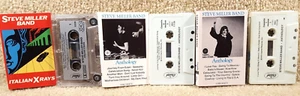 Steve Miller Band Italian X Rays & Anthology Cassette Tape Lot Capitol Records - Picture 1 of 23