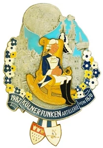 Köln Karnevalsorden Blaue Funken 1987 Orden Kölner Karneval Fasching (G) - Bild 1 von 1