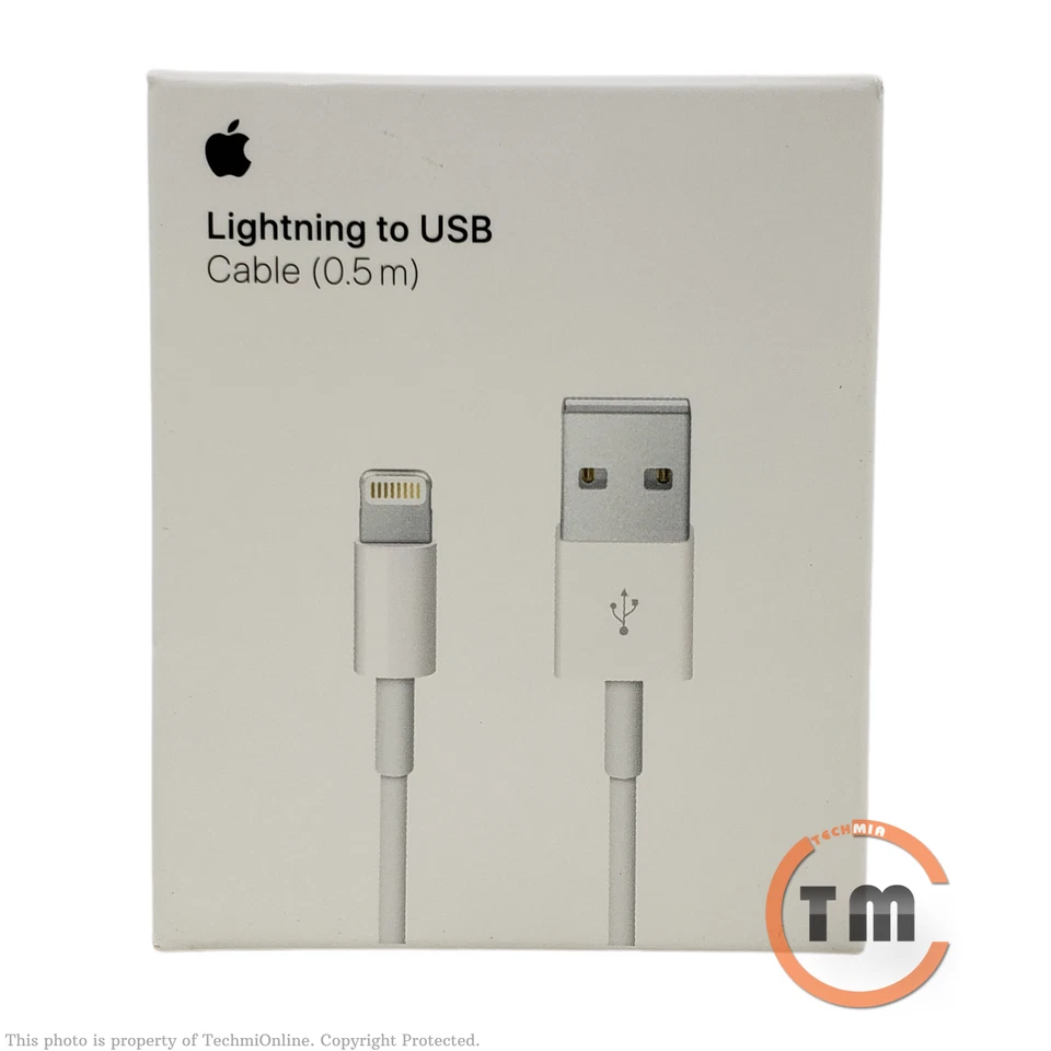 Cable de carga USB tipo A a Lightning original Apple 0,5 M (1,6') A1511 ME291AM/A Foto 1 de 4