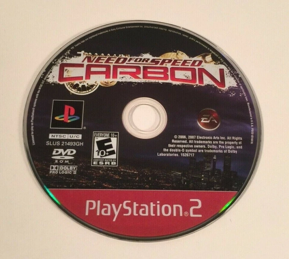 video game ps2 EA Need for Speed Carbon - Image 1 of 1