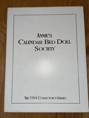 ANNIE'S CALENDAR BED DOLL SOCIETY 1994  GAY NINTIES + 1994 BRIDAL DRESS PATTERN - Image 1 of 4