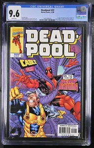 Deadpool #22 CGC 9.6 1st App. Tiamat, Cable Overboss Dixon, Marvel 1998, X-Force - Picture 1 of 2