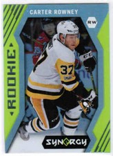 17/18 UD SYNERGY HOCKEY ROOKIES RC GREEN PARALLEL CARDS #51-100 U-Pick From List