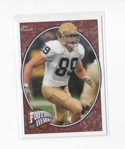 JOHN CARLSON 2008 UPPER DECK UD FOOTBALL HEROES NOTRE DAME ROOKIE-SHIPS FREE - Picture 1 of 24