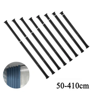 Edelstahl Teleskopstange Duschvorhangstange Duschstange Klemmstange Universal - Bild 1 von 10