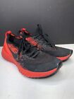 Nike Epic React Flyknit 2 Black Bright Crimson Red Shoes Bq8928-008 Size 11