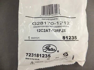 GATES 28170-1212, 12C2AT-12RFJX HYDRAULIC COUPLING - Picture 1 of 2