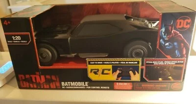 Batman's Batmobile Remote-Controlled RC Toy Car Medium Sized Approx. 12" length - Image 1 of 4
