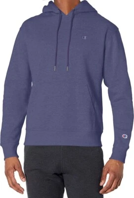 Sudadera con capucha polar Champion Power Blend para hombre, nueva con etiquetas, talla grande, clásica azul cielo Foto 1 de 3