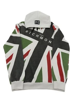 Sudadera con Capucha John Richmond Estampado Multi Gráfico con Cordón - Talla 14 Foto 1 de 4